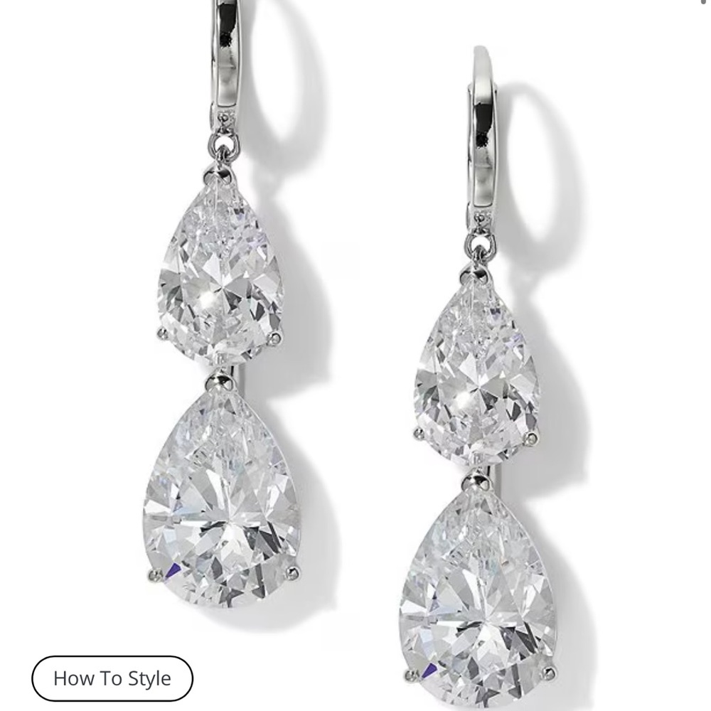 Farrah Crystal Drop Earrings